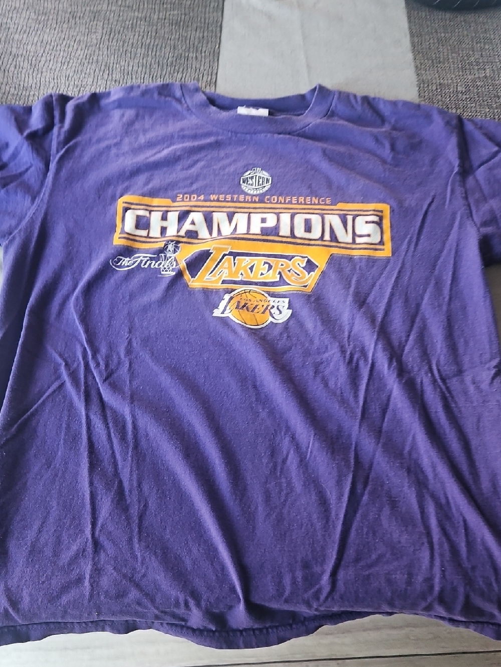 Los Angeles LA Lakers 2004 WESTERN conference Champions Tee